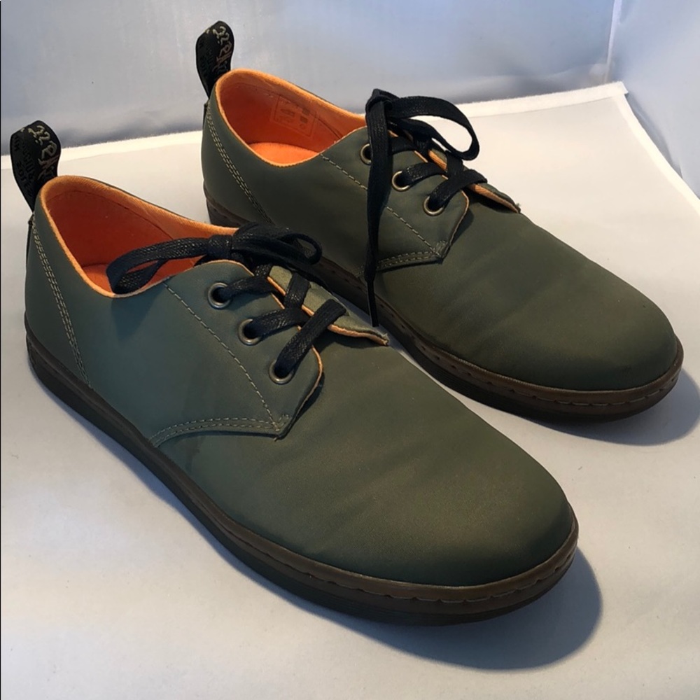 Dr. Martens hunter green sneakers